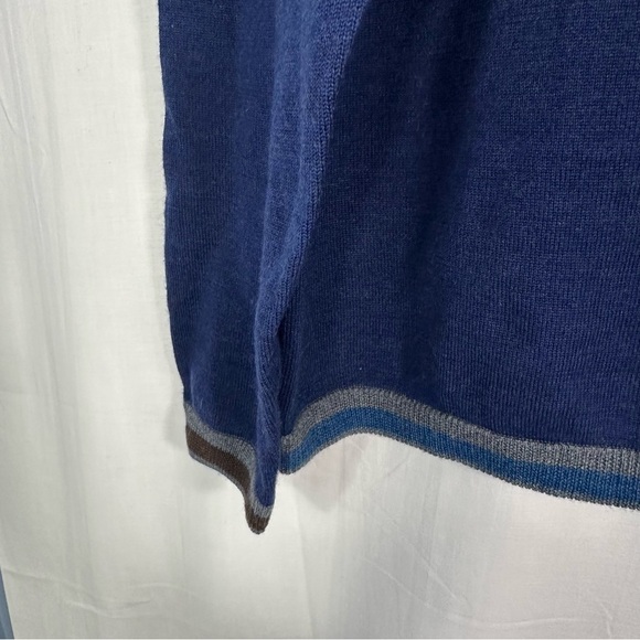 Robert Graham 100% wool sweater, size large classic grandpacore golf high end - Picture 6 of 15